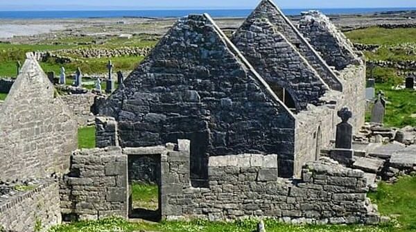 seven churches monastic site inishmore aran islands Galway Ireland