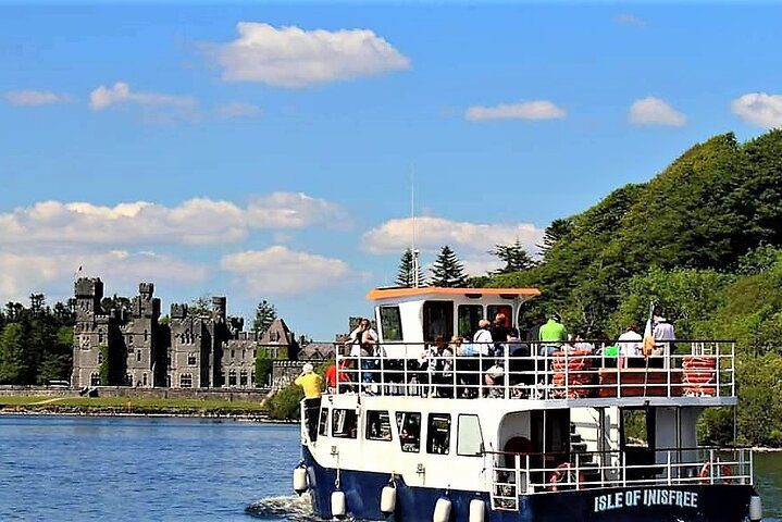 Lough Corrib cruise from Ashford Castle or Lisloughrey pier. Mayo. Guided.