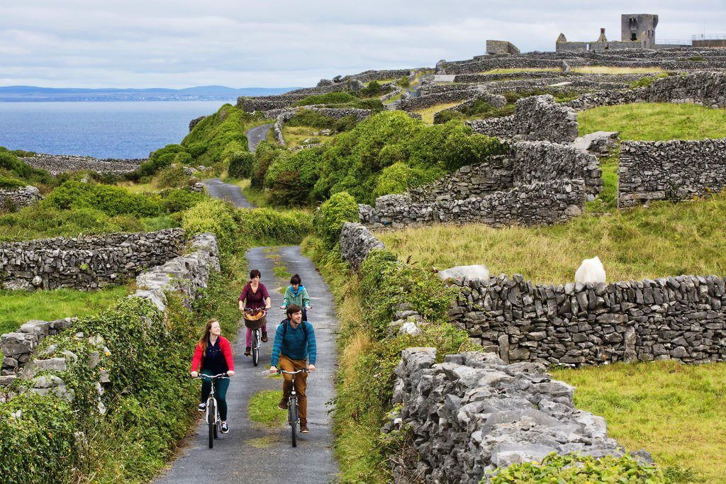 Cycling Inishmore Island. Aran Islands. Self Guided.