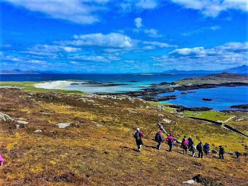 Walking Inishbofin Island including transport from Galway City. Self-guided.
