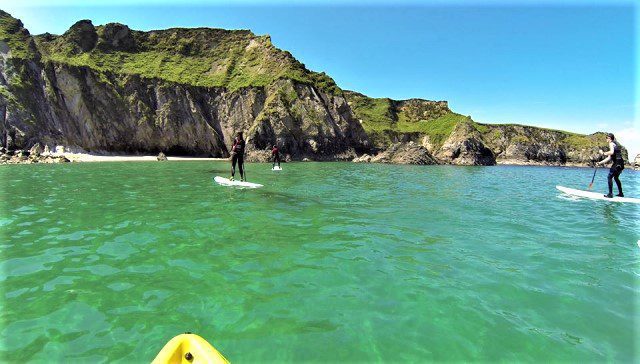 Stand-up paddle boarding in Connemara. Galway. Guided.