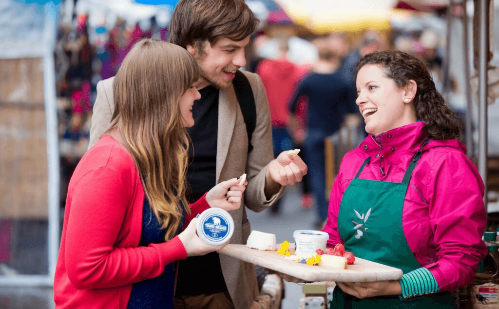 Foodie walking tour of Galway City. Guided