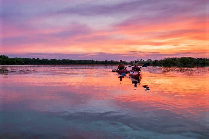 Sunset coastal kayaking and island hopping. Galway. Guided.