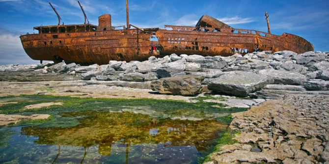 Plassey shipweck-Inisheer Island-Aran Islands-Galway-Ireland