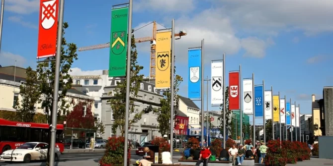 Eyre Square-Galway City-Ireland