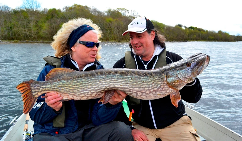 Pike Fish Caught-Lough Corrib-Galway-Ireland