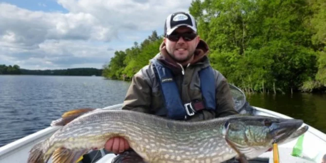 Pike Fishing-Lough Corrib-Galway-Ireland