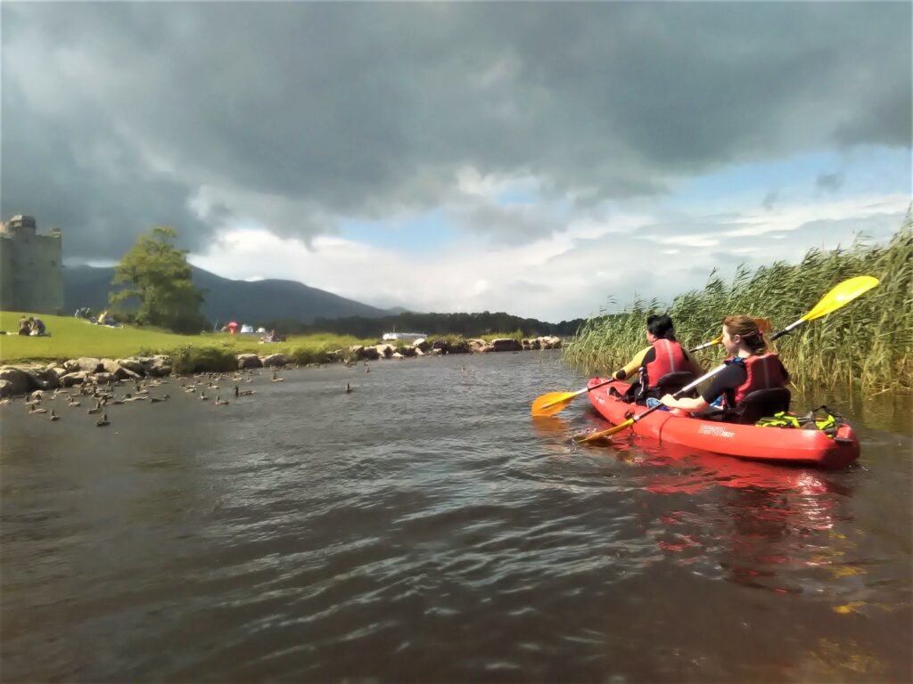 Double kayaking to ross castle 887k