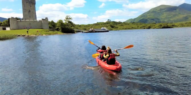 Kayaking towards Ross Castle 2.6M
